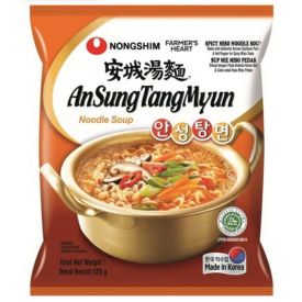 Ātri pagatavojama nūdeļu zupa An Sung Tang Myun, vidēji asa, 125g