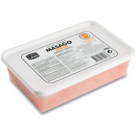 Capelin fish roe Masago orange, frozen, 500g