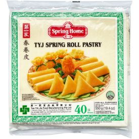 Spring Roll pastry, frozen, 21.5x21.5cm, 550g