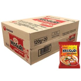 Instant Noodle Soup Seafood taste Neoguri Ramyun, Hot, 120g x 20psc.