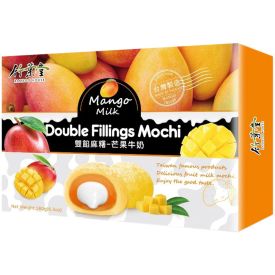 Rīsu deserts ar mango un piena pildījumu Moči, 180g(6gb)