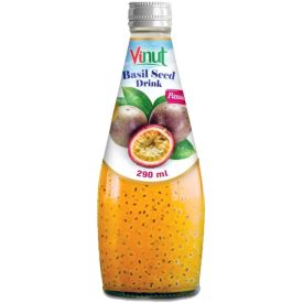 Soft drink with basil seeds and passion fruit flavor, 290ml