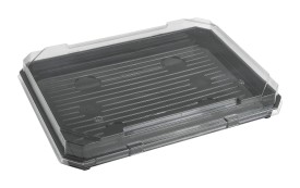 Sushi box with lid, (30x22.5x4cm), 100 pcs.