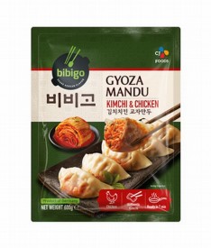 Korejiešu Gyoza mandu pelmeņi ar vistu un kimči, saldēti, 600g