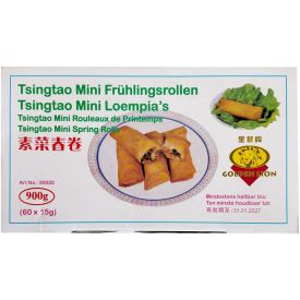 Pavasara rullīši ar dārzeņiem Tsingtao Mini, saldēti, 900g
