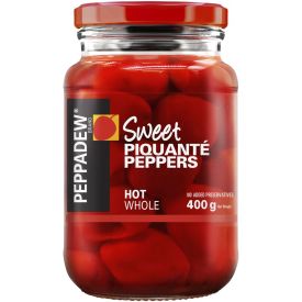 Sweet piquanté peppers, whole, hot, 400 g