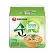 Instant Ramen noodle soup Veggie Soon Ramyun, Vegan, Mild, Family Pack, 112g x 5