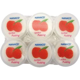 Želejas deserts Nata De Coco ar līčiju garšu, 480g (6x80g)