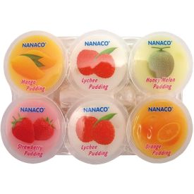 Желе-десерт Ната де Коко, микс из 5 вкусов, 480 г (6×80 г)