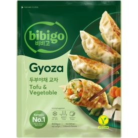 Kорейский пельмени гедза с тофу и овощами, веганский, замороженные, 600г
