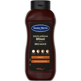 Dienvidāfrikas stila braai BBQ mērce, SANTA MARIA, 1060 g