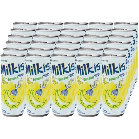 Dzēriens ar banānu garšu Milkis, gāzēts, 250ml