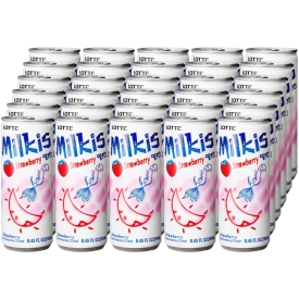 Dzēriens ar zemeņu garšu Milkis, gāzēts, 250ml x 30 gab. (kaste)