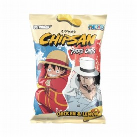 Картофельные чипсы со вкусом курицы и лимона, Chipsan; 110 г