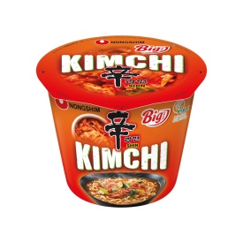Ātri pagatavojama Ramen nūdeļu zupa ar Kimči bļodā, asa, 112g