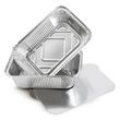 Поднос с крышкой, алюминиевый, (20,1x13,7x5 см), 901 мл, 50 шт.