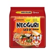 Instant Noodle Soup Seafood taste Neoguri Ramyun, Hot, Family Pack, 120g x 5
